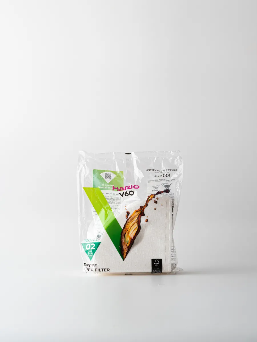 Hario V60 White Paper Filter 100 sheets