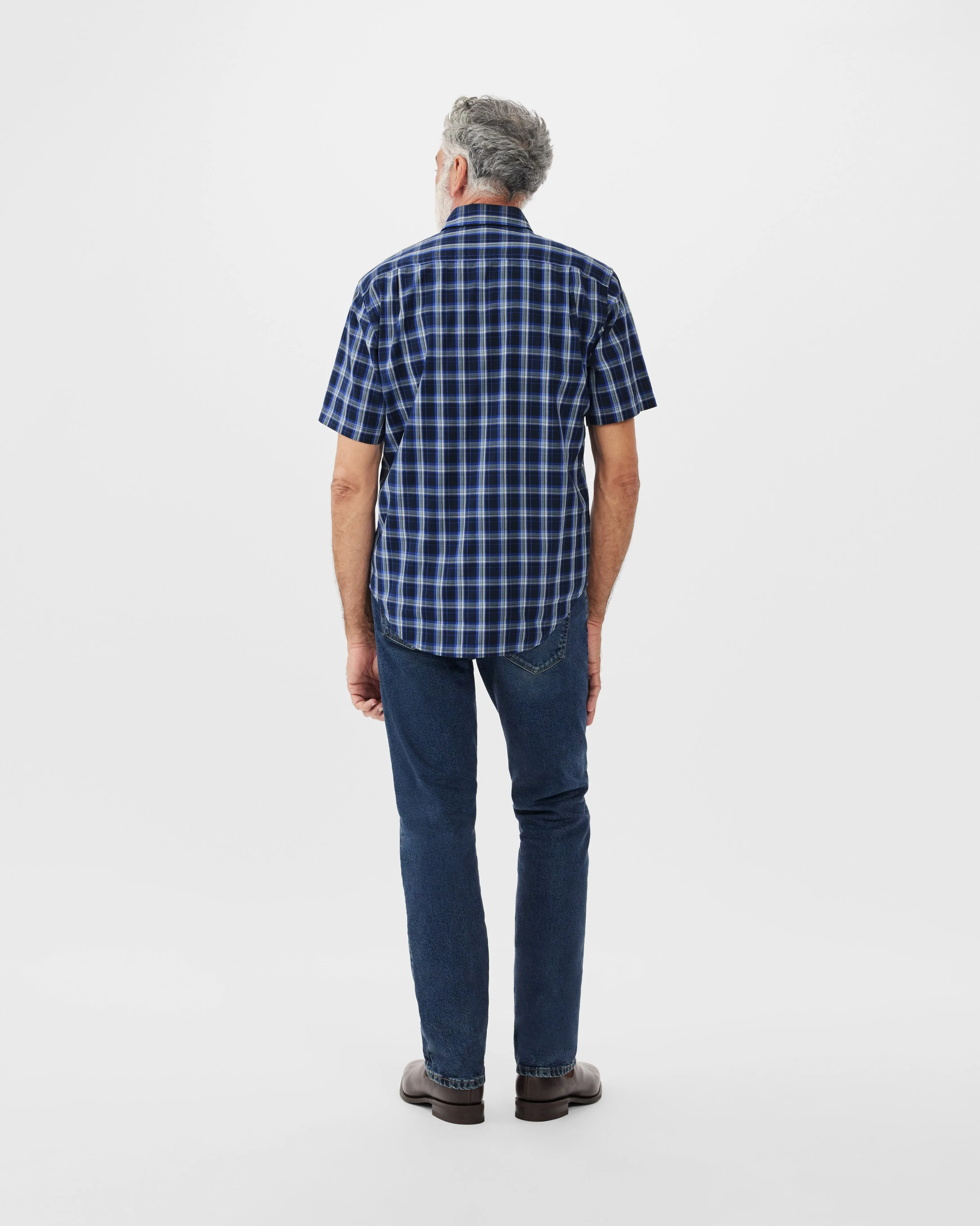 Hervey Shirt - Navy/Blue/White