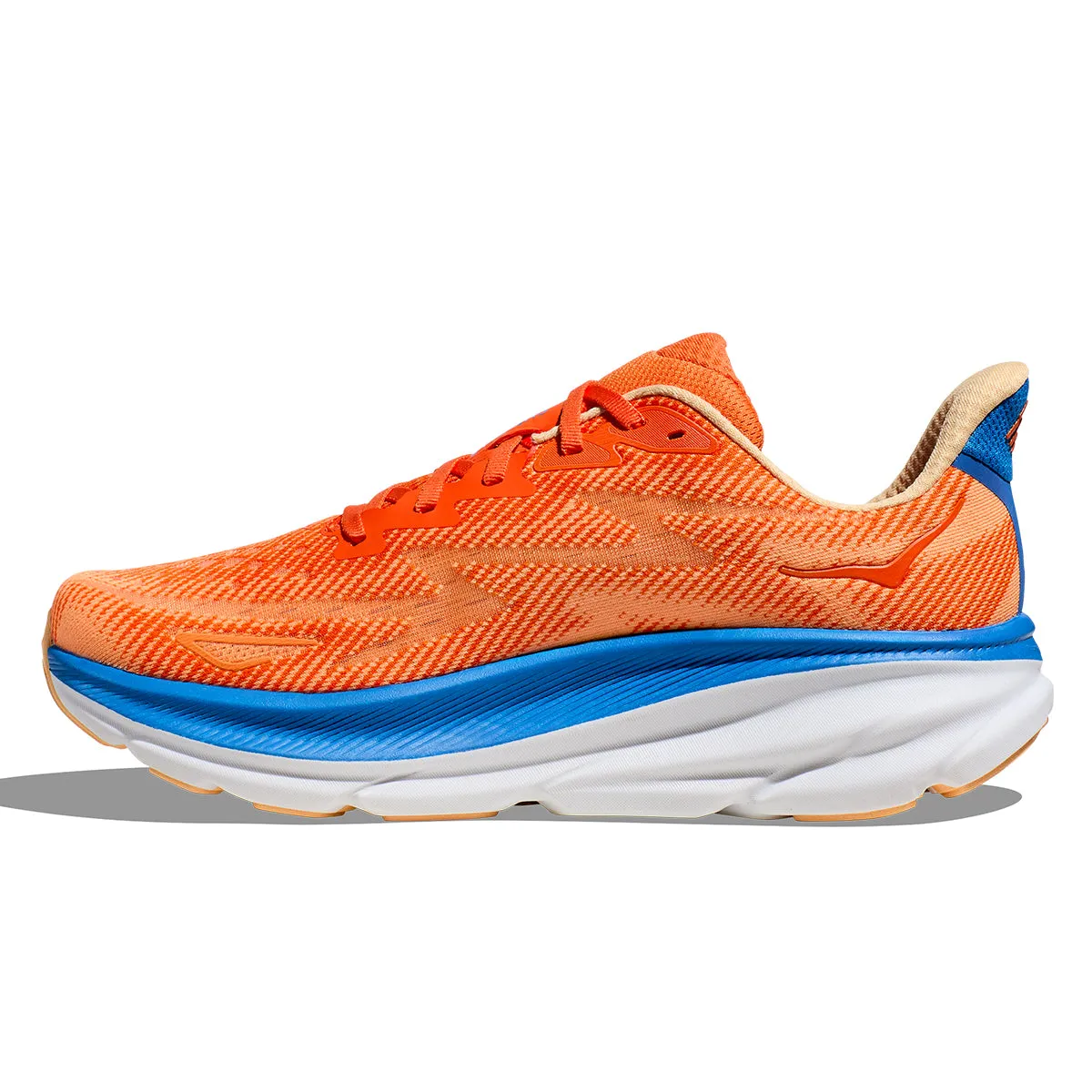 Hoka Clifton 9 Mens | Vibrant Orange / Impala