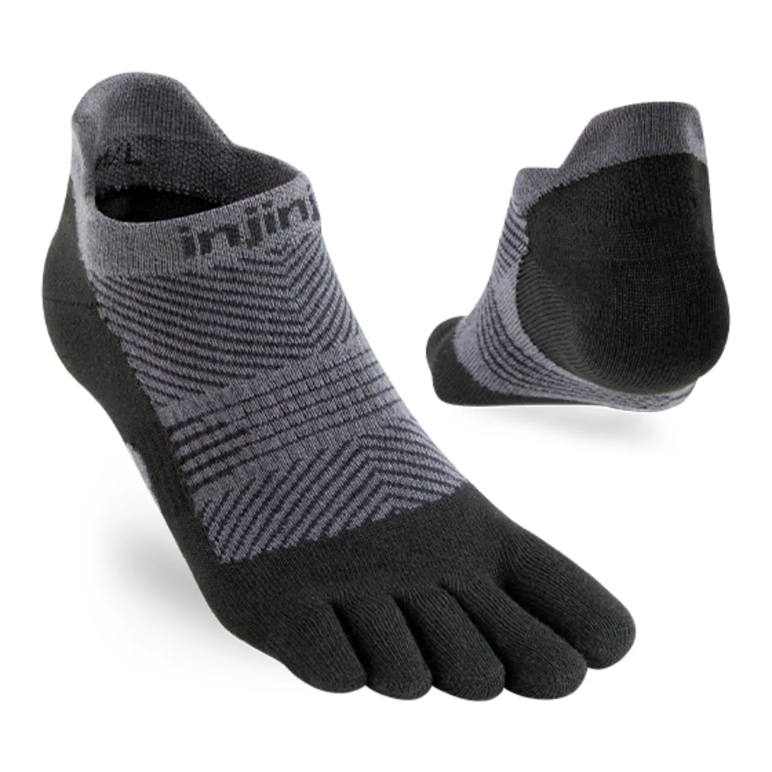 Injinji RUN Women’s Lightweight No Show - Black