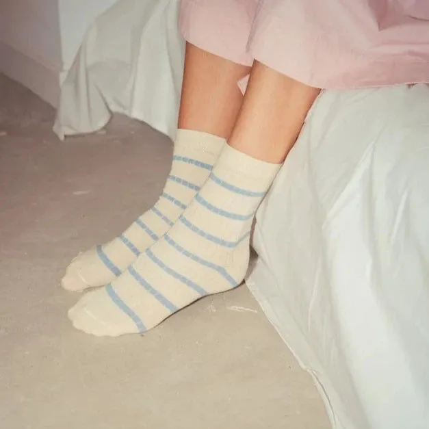 Jutelaune Stripe Socks - Blue