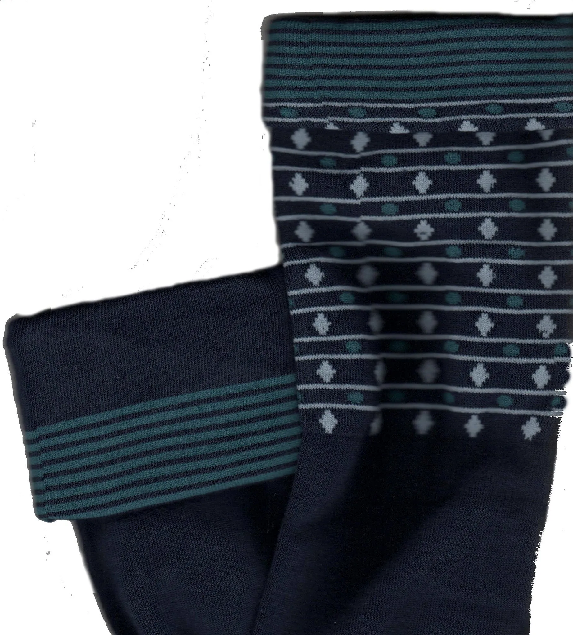 K Bell Turn Cuff Over The Knee Sock