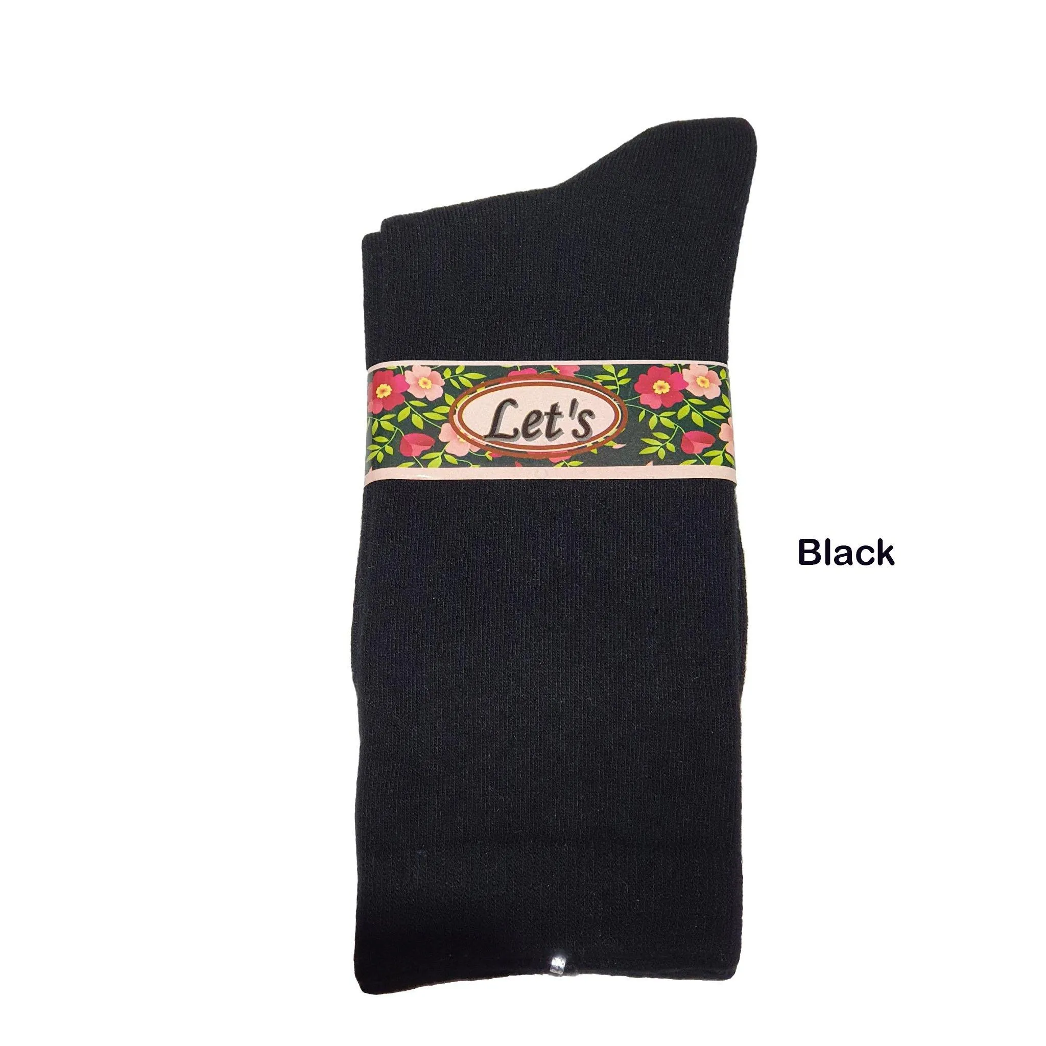 Ladies Mid Calf Thin Cotton Socks