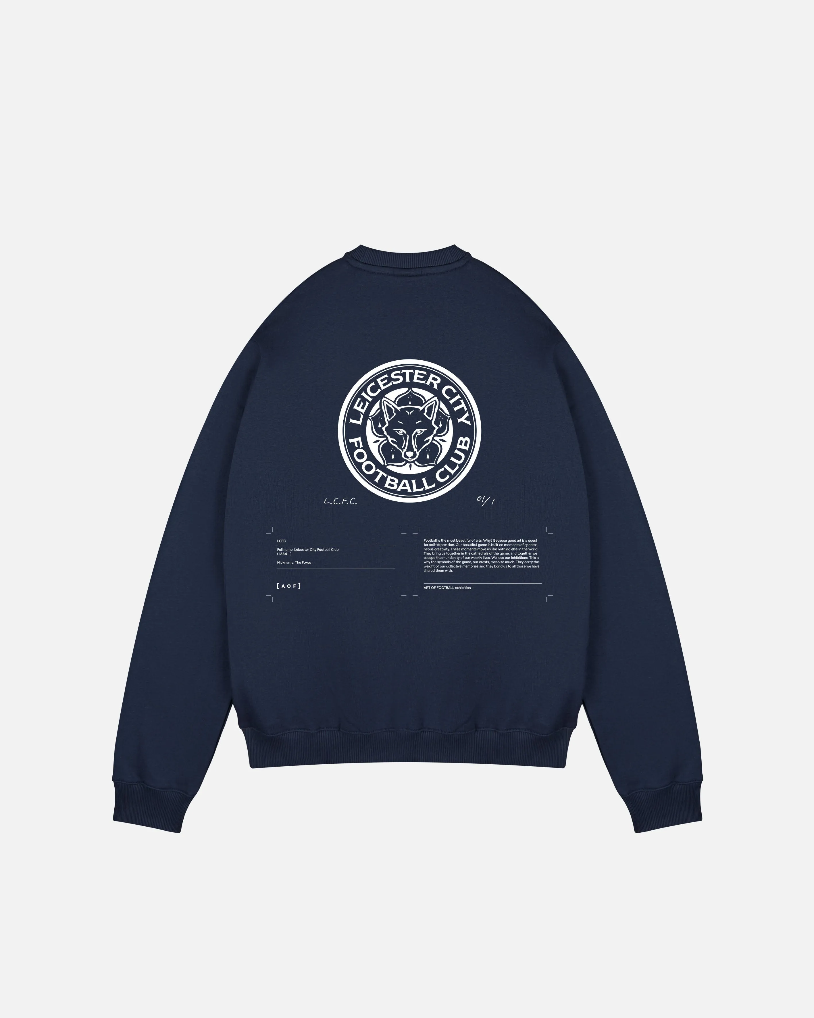 Leicester Exhibition Navy Sweat