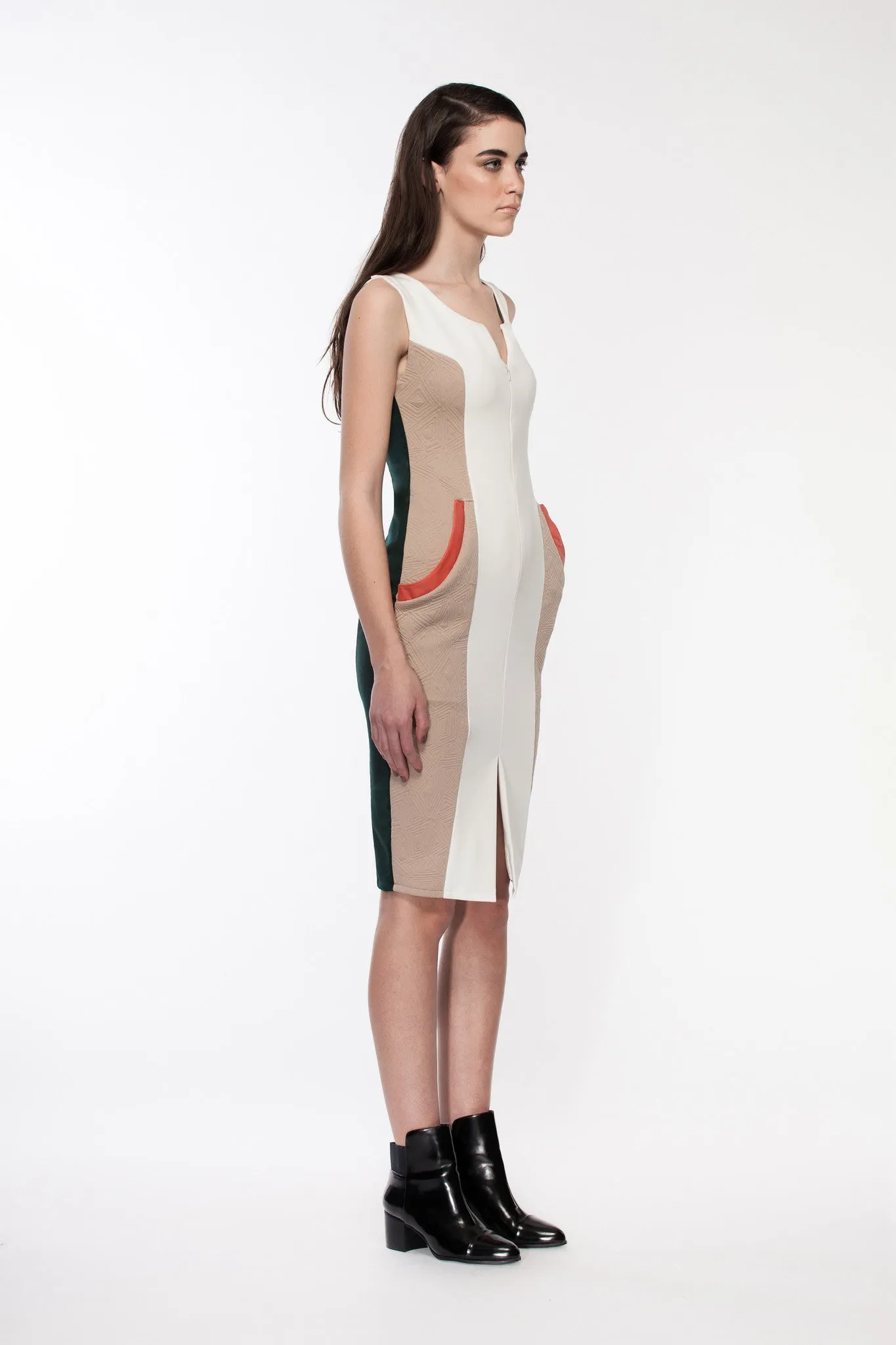 Lenox - Fall color block Dress