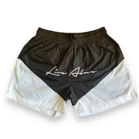 Live Above wave runner Shorts- Black/White