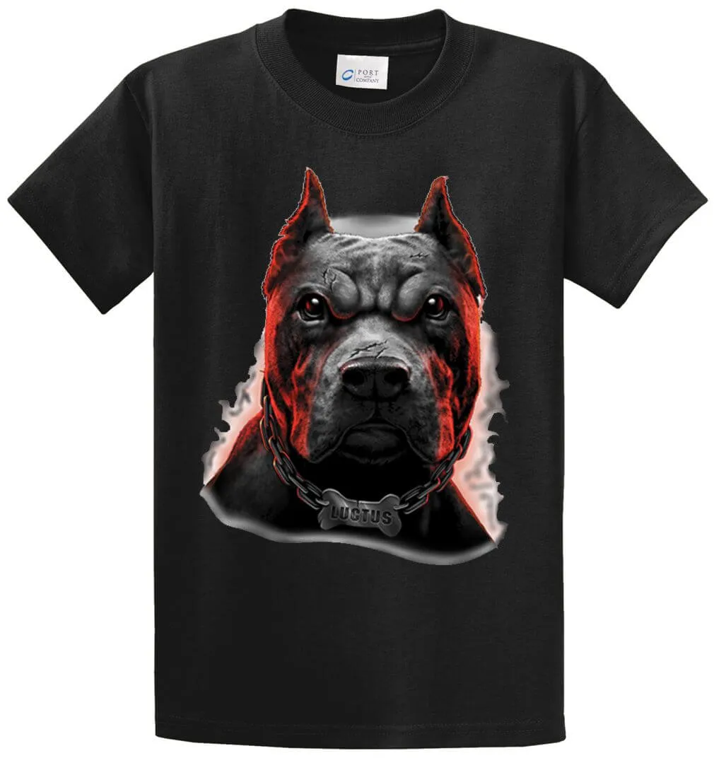 Luctus Doberman Printed Tee Shirt