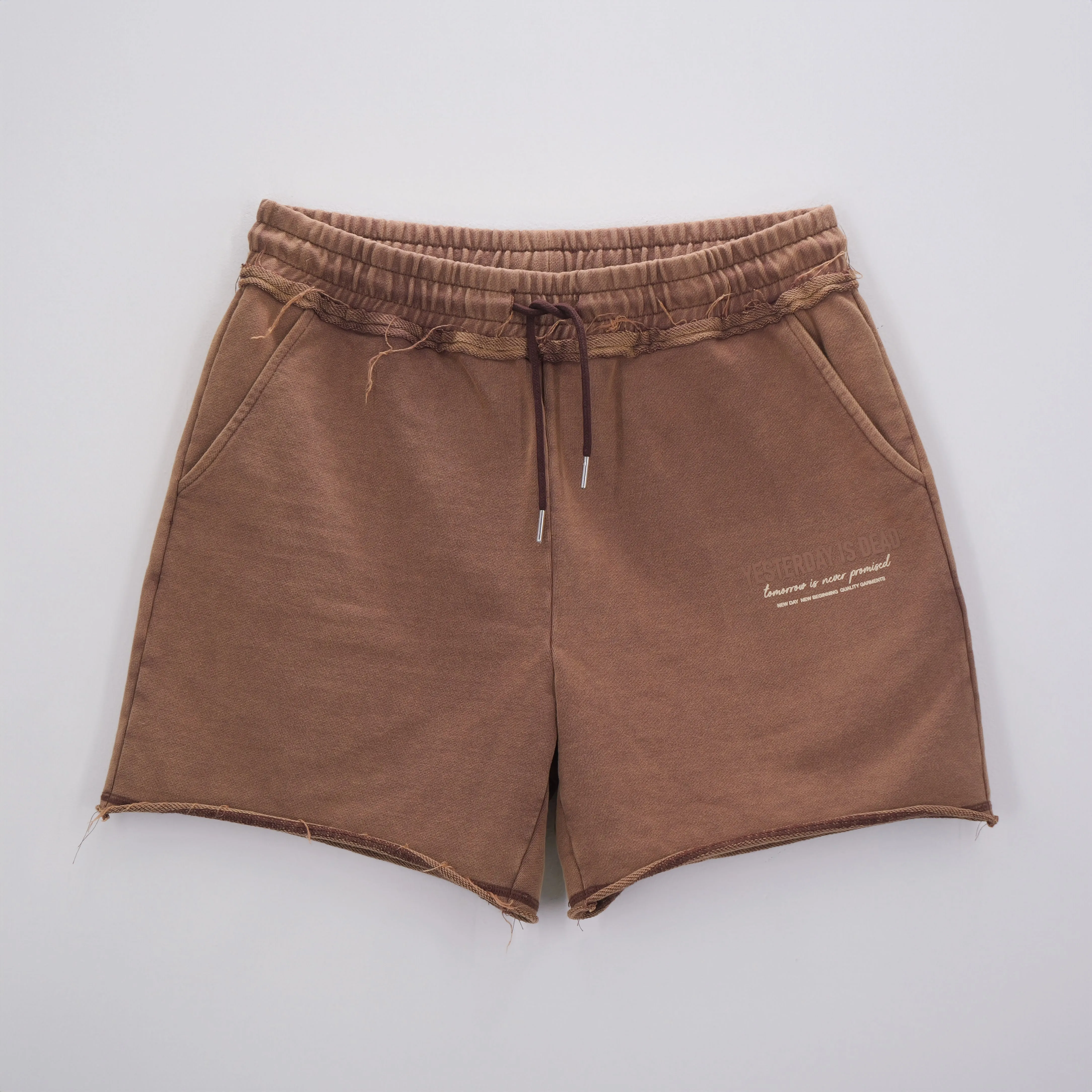 MADE WITH CARE CORE RUST SHORTS