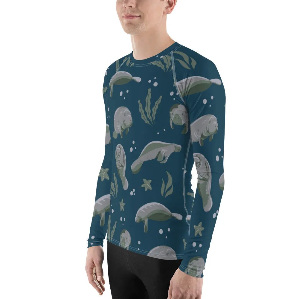 Manatees Unisex Rash Guard (POD)