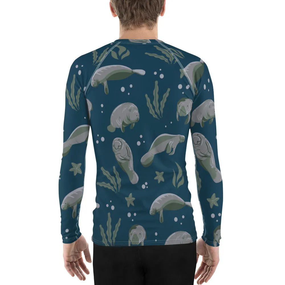 Manatees Unisex Rash Guard (POD)