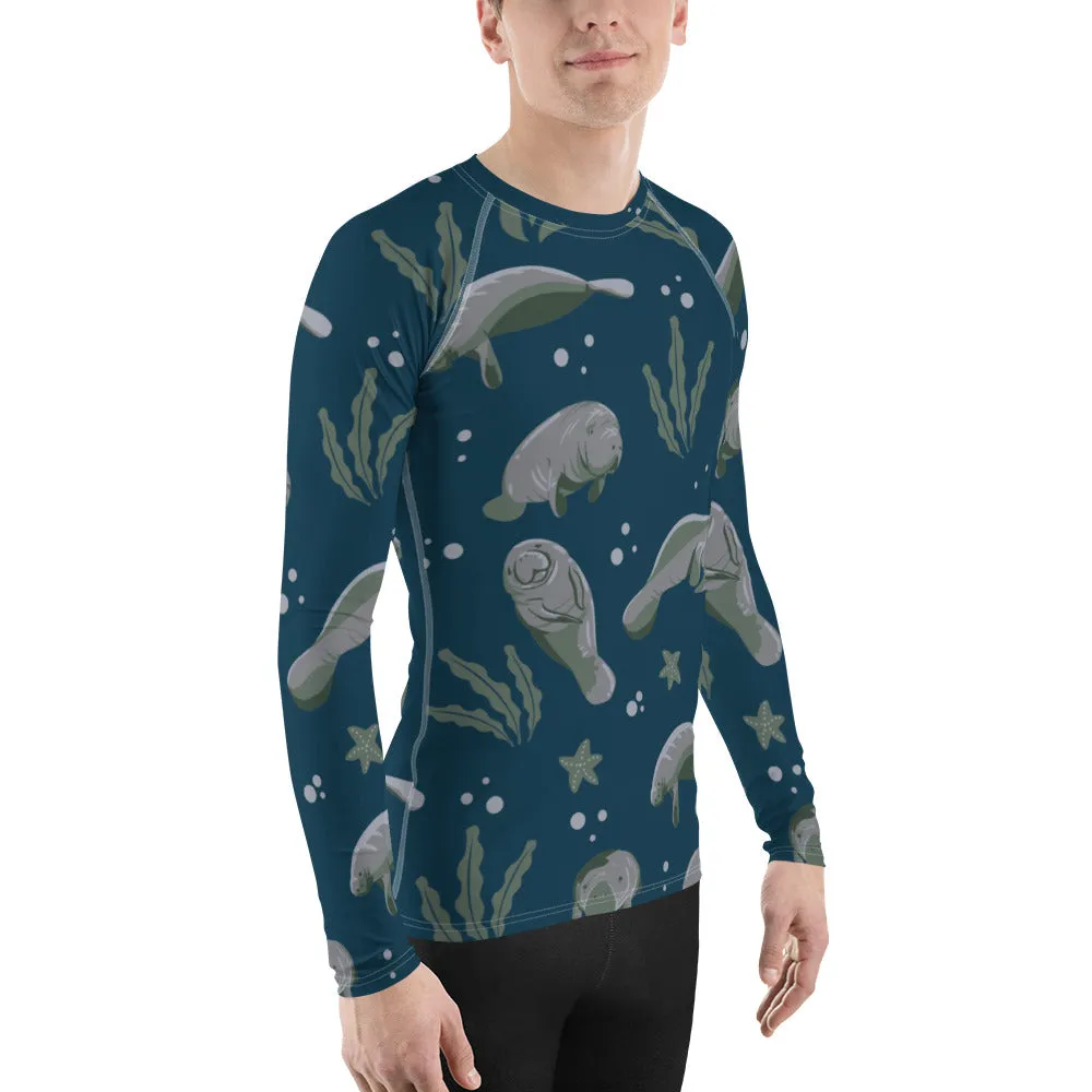 Manatees Unisex Rash Guard (POD)