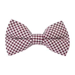 Mens Bowentie – Gadsden Garnet Gingham