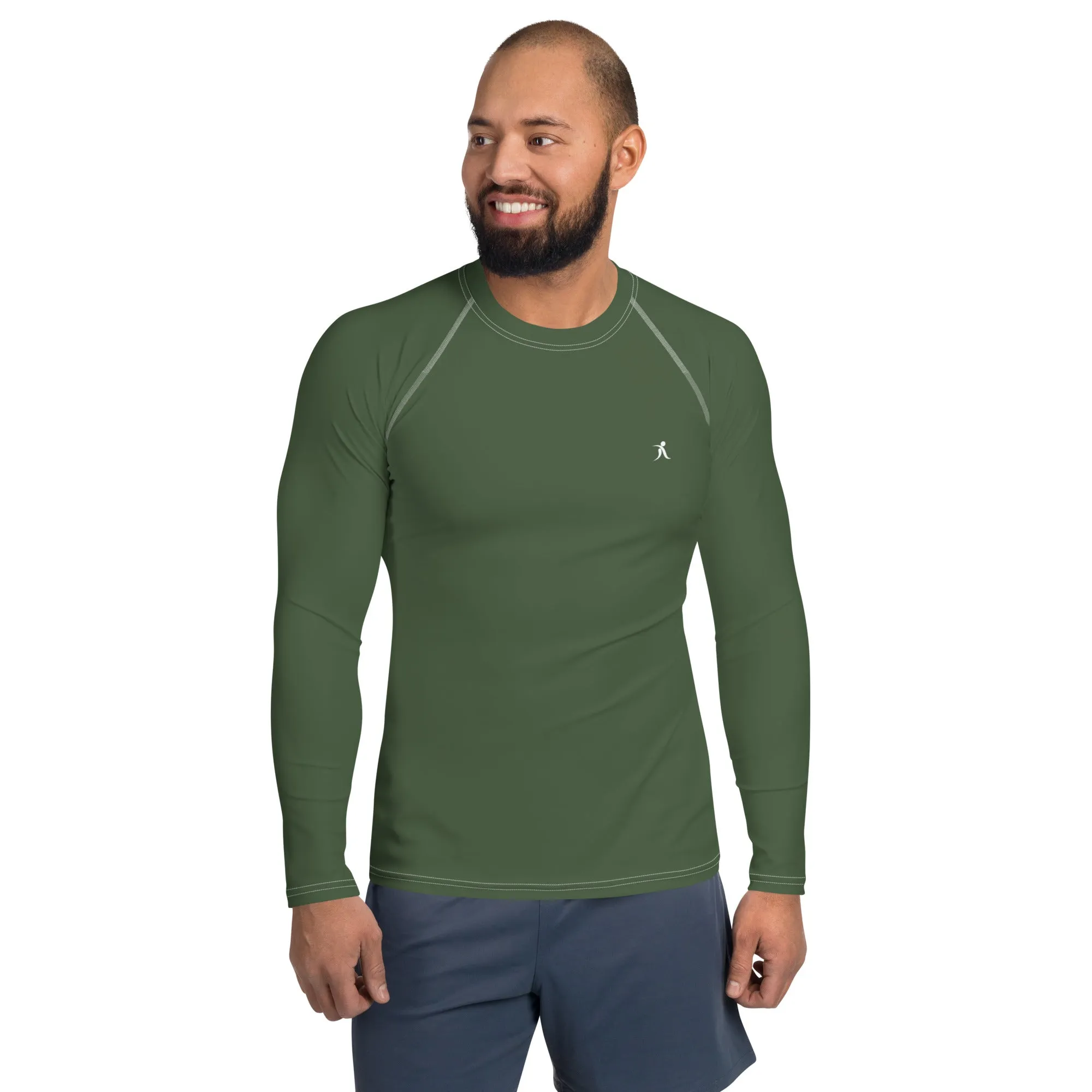 Men's Green Rash Guard