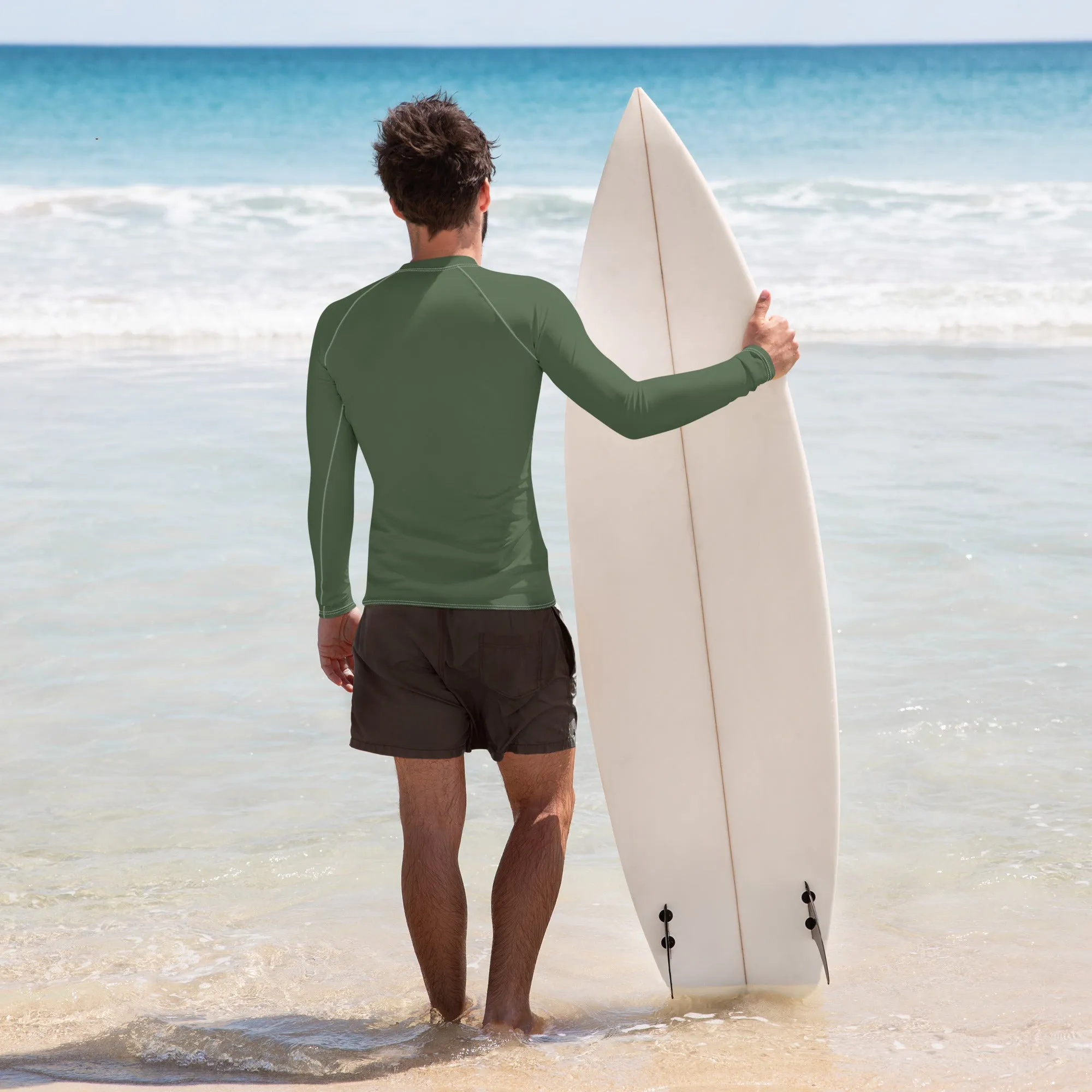 Men's Green Rash Guard