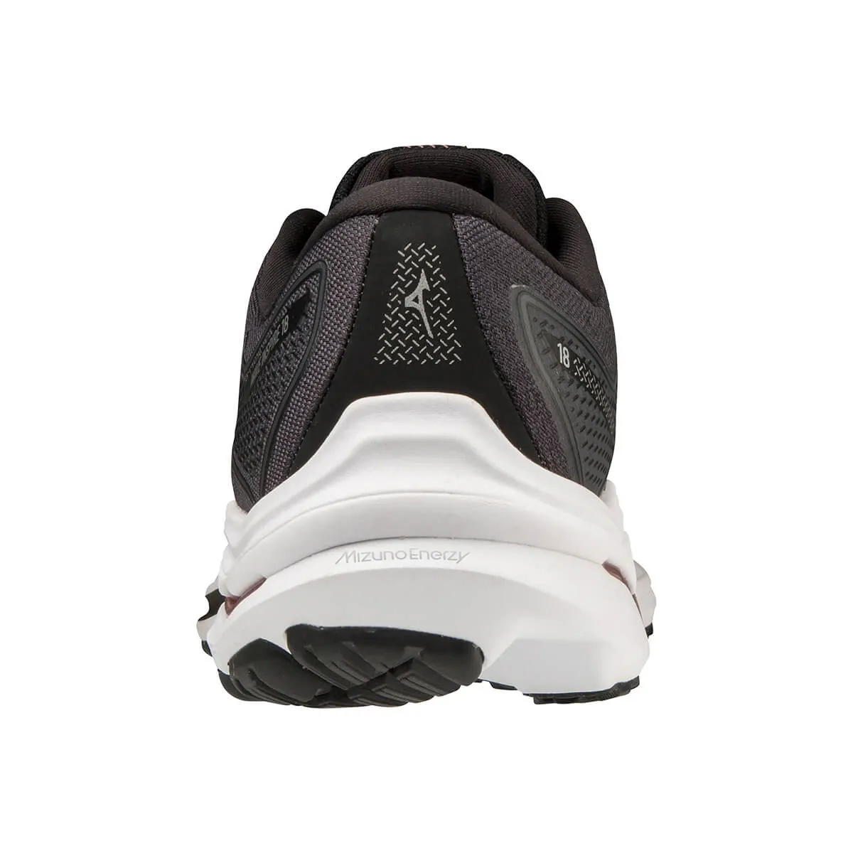 Mizuno Wave Inspire 18 Wide Womens | Black/silver/ebony