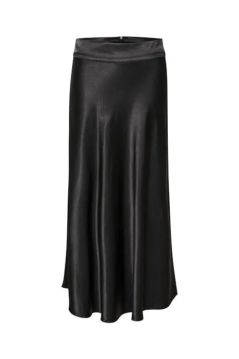 My Essential Wardrobe Estelle Long Skirt in Black