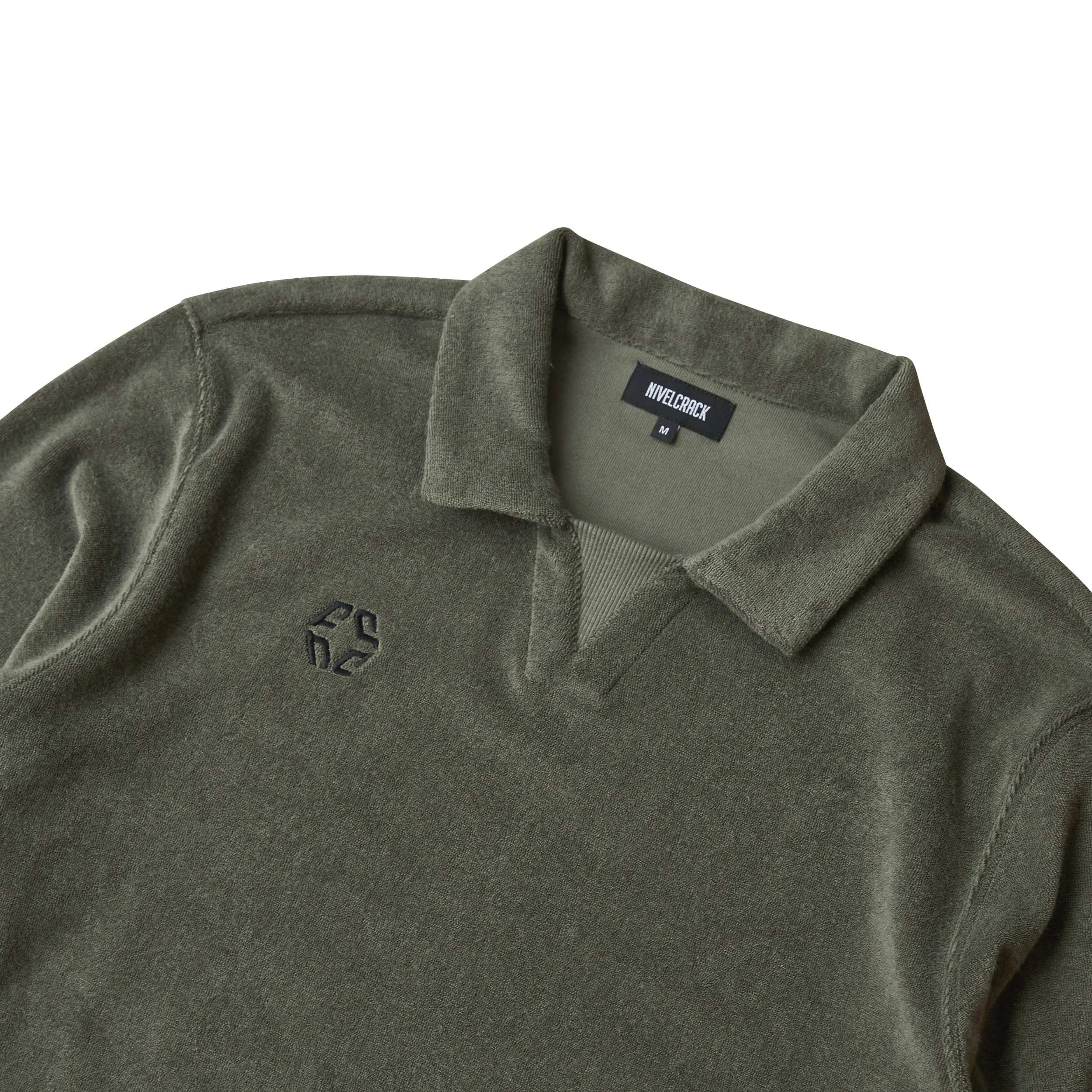 Nivelcrack Terry Drill Top - Olive Green