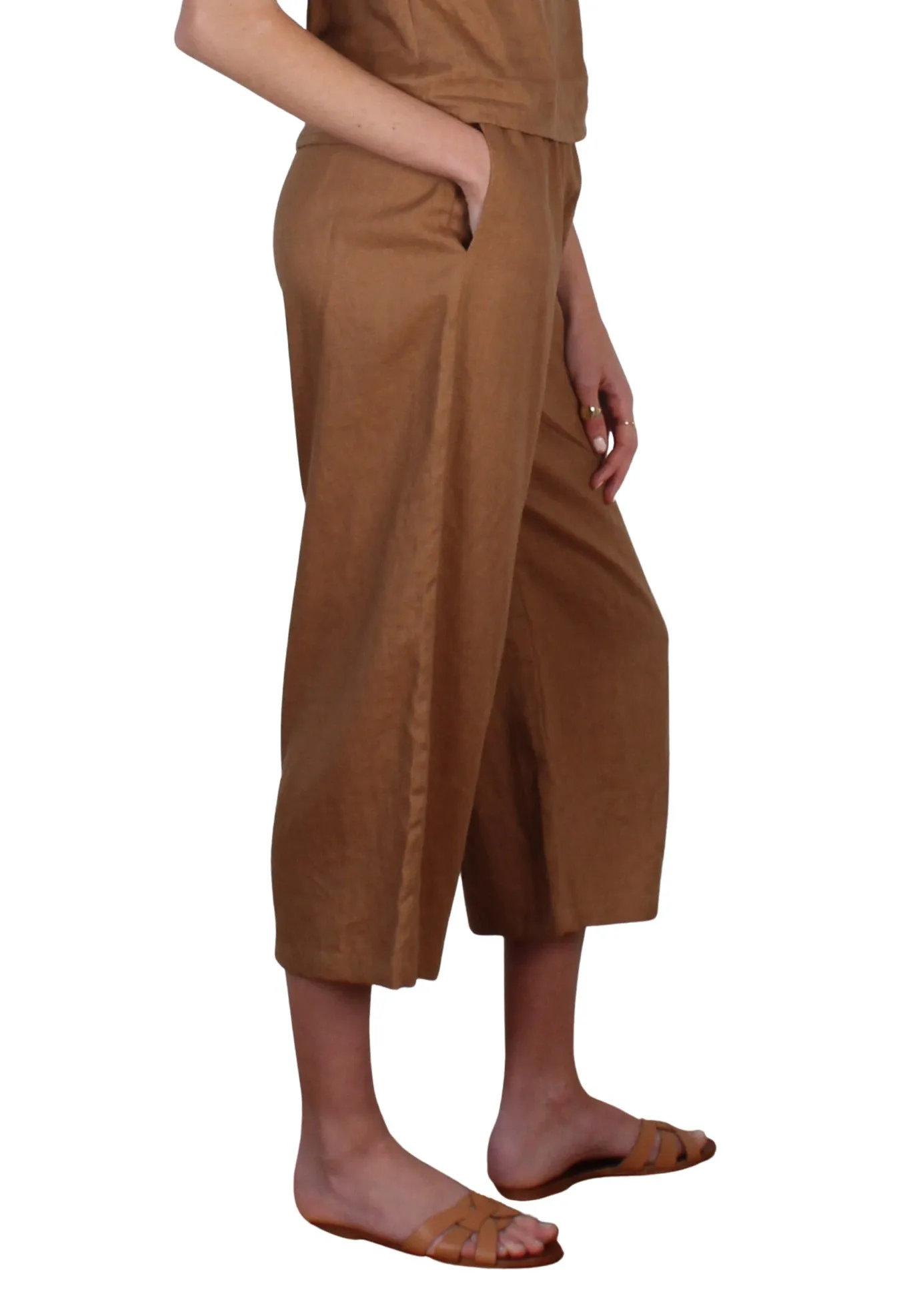 Pacific Linen Pants Cognac