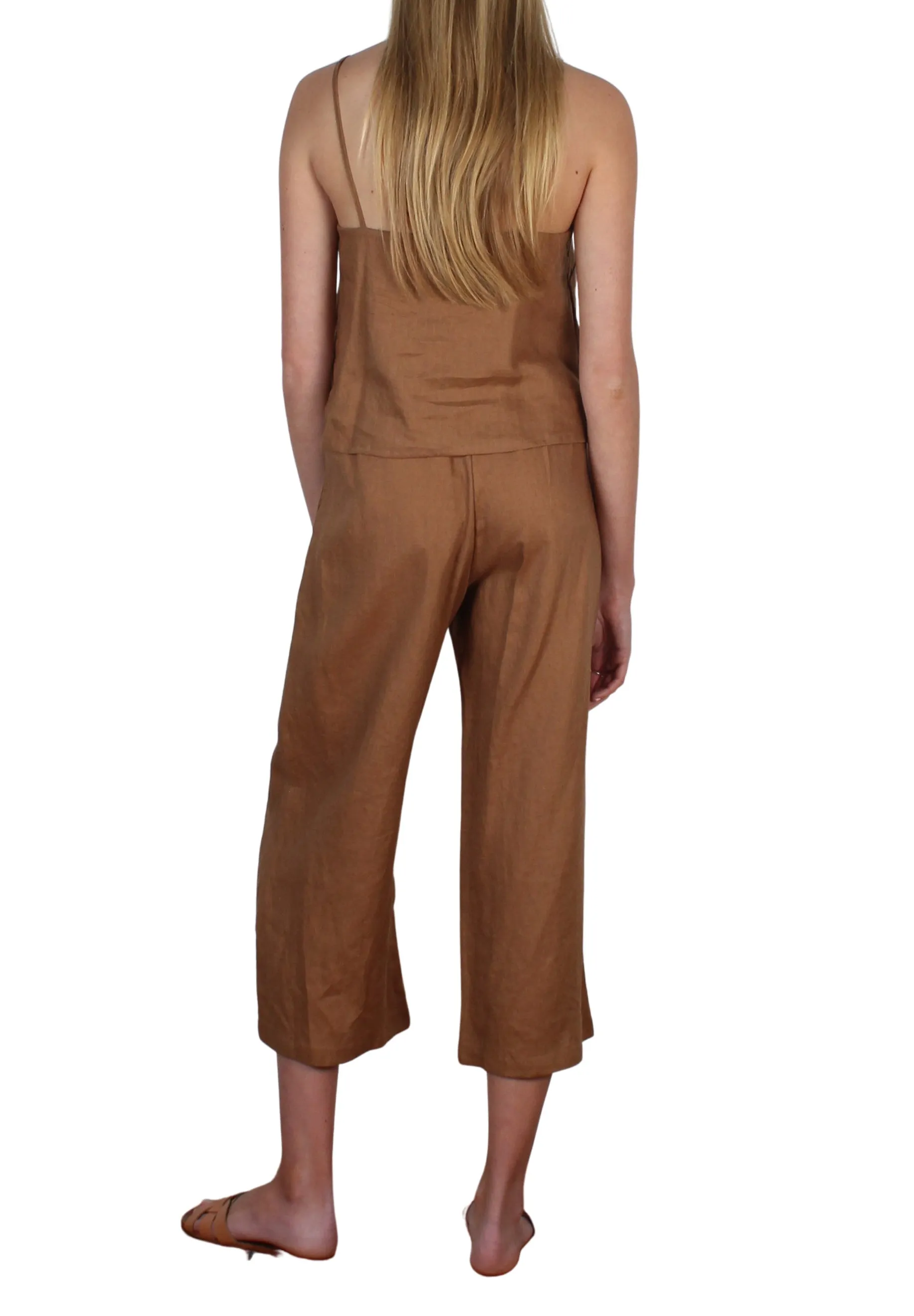 Pacific Linen Pants Cognac