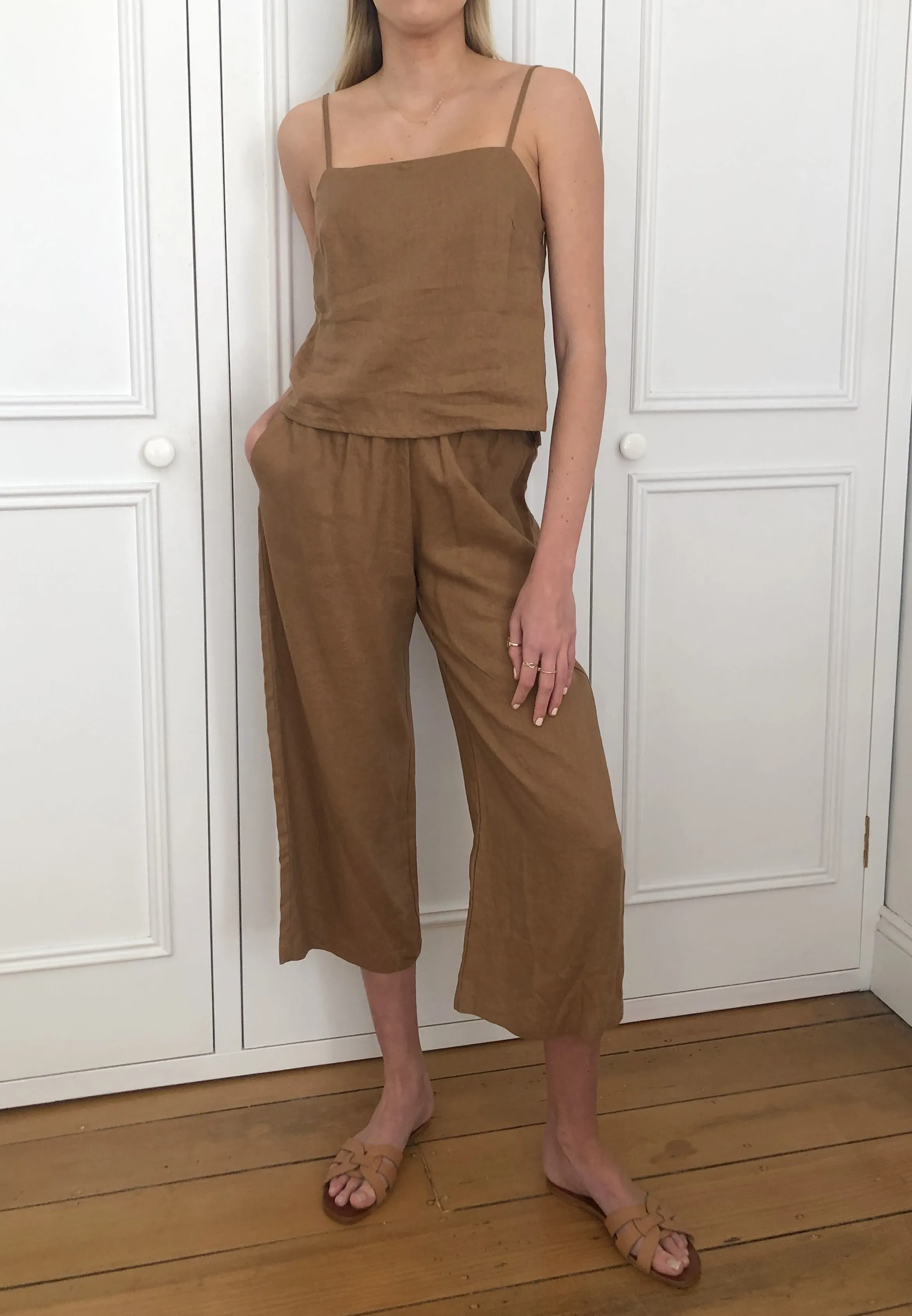 Pacific Linen Pants Cognac