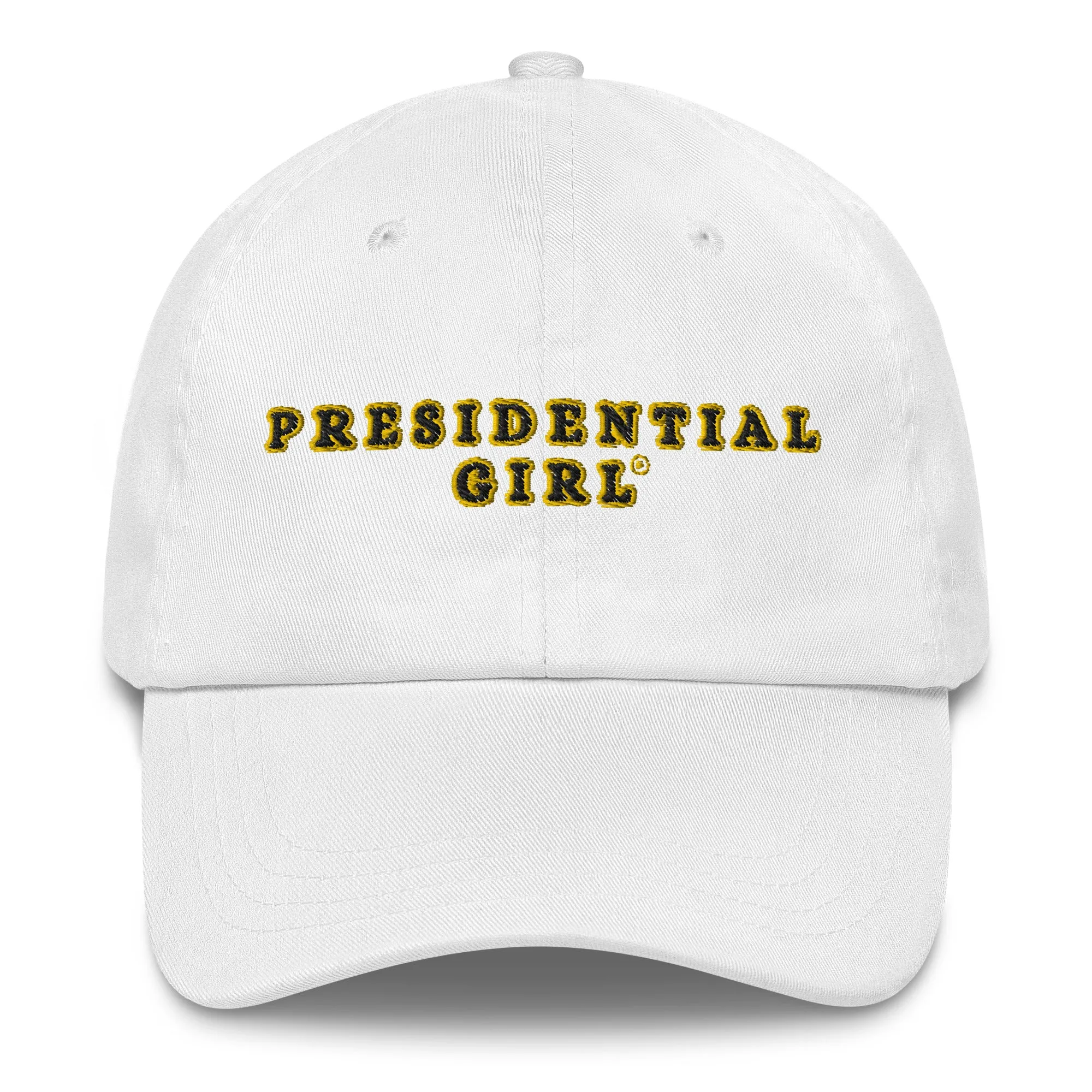 PRESIDENTIAL GIRL® - GOLD AND BLACK CAP