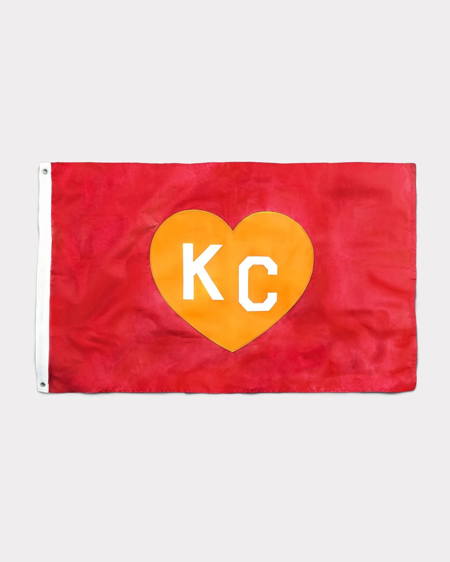 Red & Gold KC Heart Flag