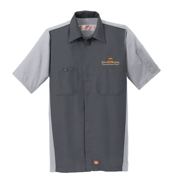 Red Kap® Short Sleeve Ripstop Crew Shirt