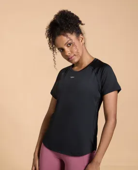 Regular Fit Basic Half Sleeves Top