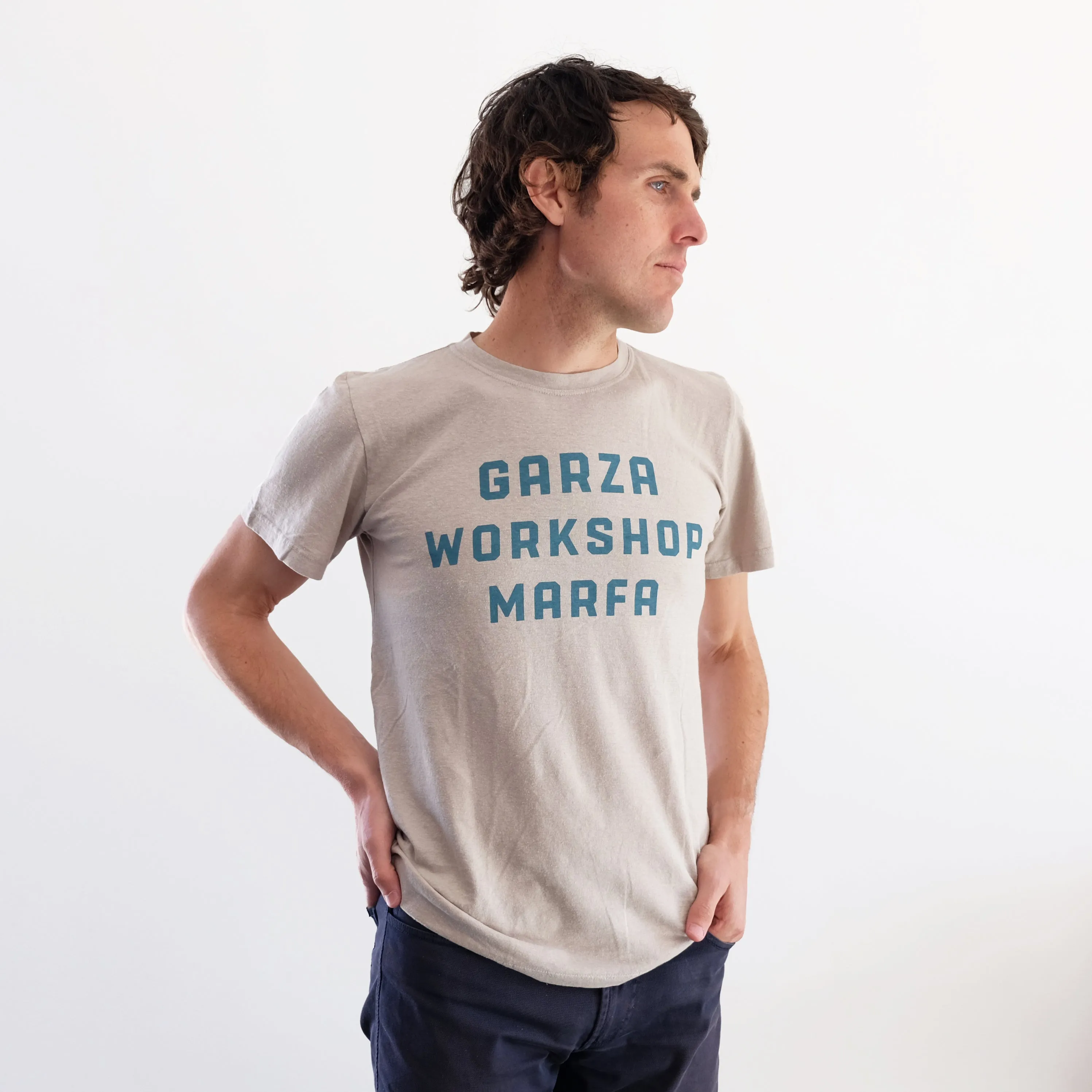 SALE Garza Marfa Jungmaven Workshop Mens Tee - Canvas