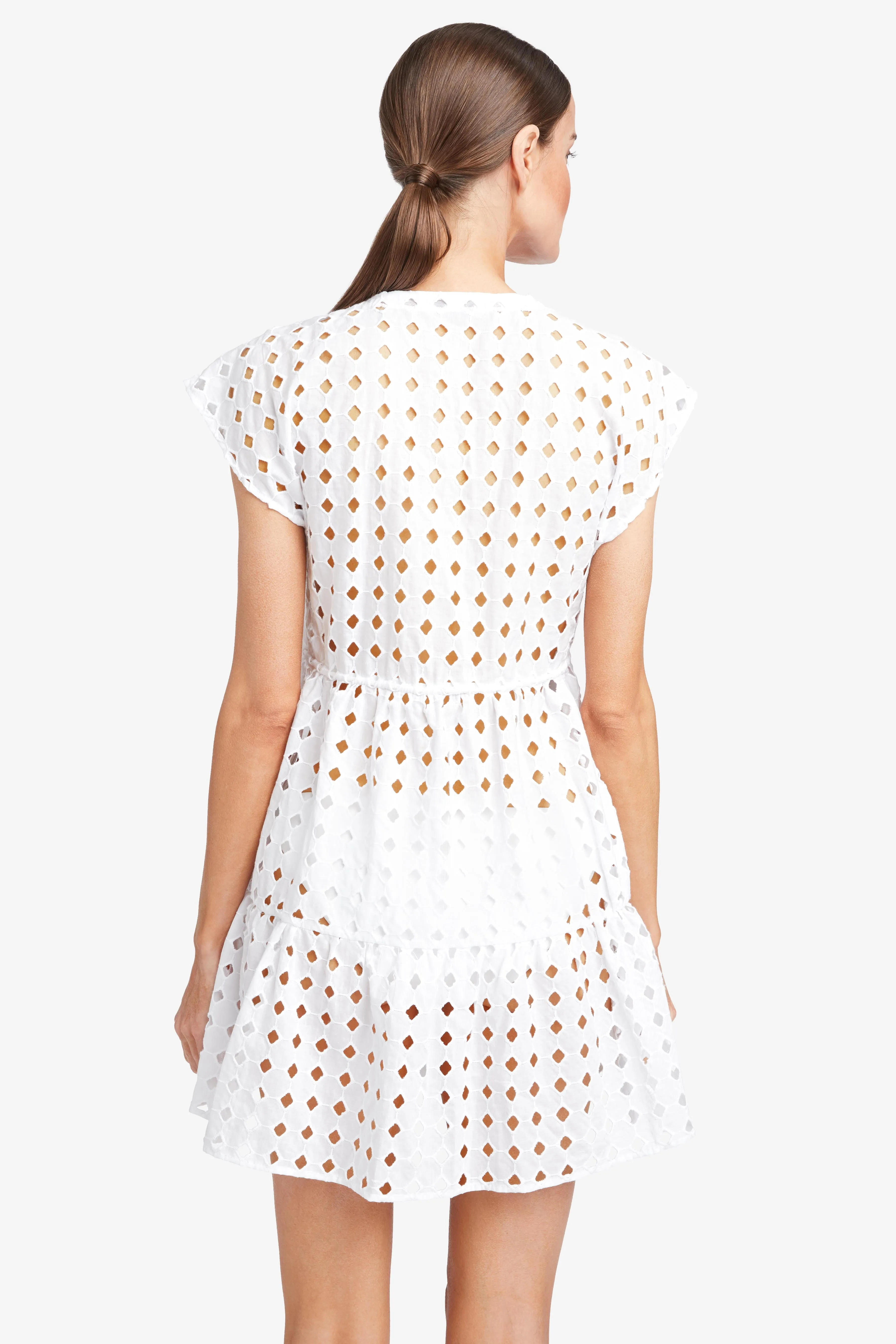 SARAH EYELET DRESS