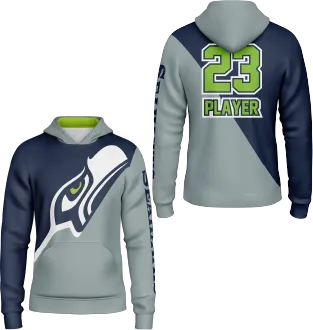 Seffner Seahawks Mens Full Dye Hoody