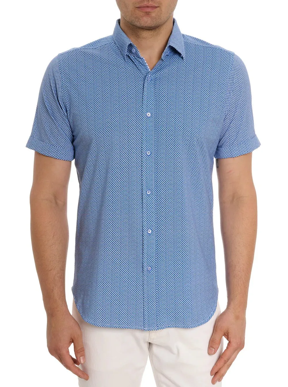 SHULER MOTION SHORT SLEEVE KNIT SHIRT