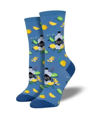 SOCKSMITH WOMENS GIN IT TO WIN IT BLUE (50% OFF FINAL SALE)