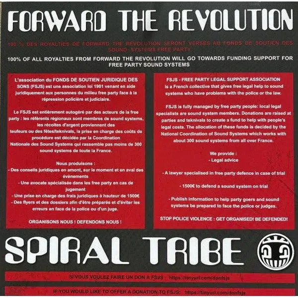 Spiral Tribe - Forward The Revolution 12"