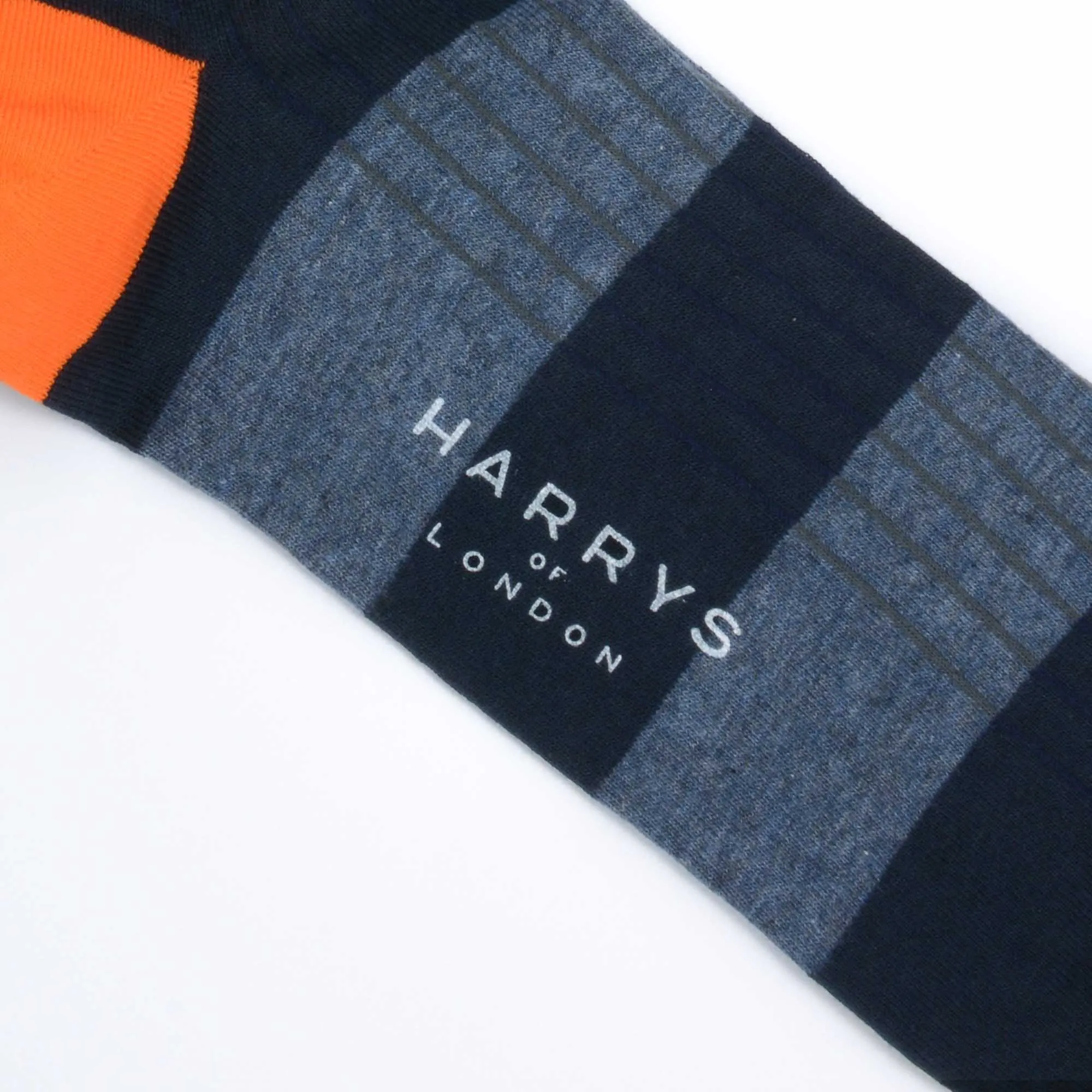 Striped Sock Cotton Indigo/Navy