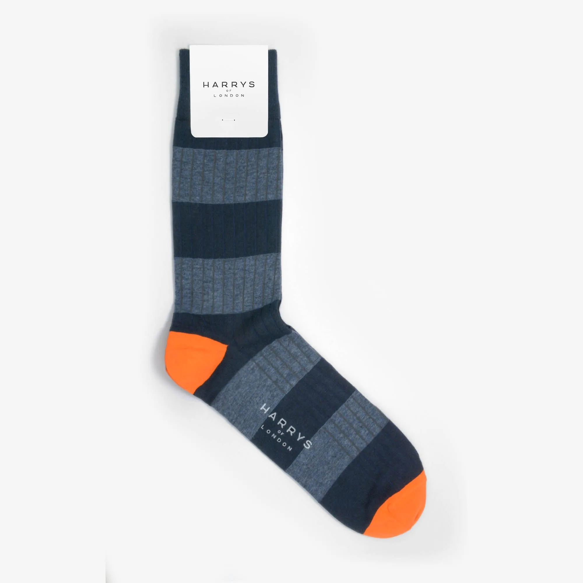 Striped Sock Cotton Indigo/Navy