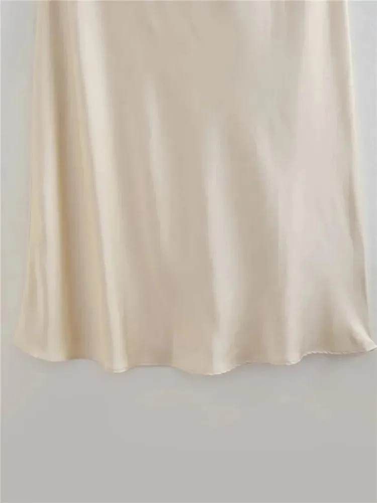 Susie Flower Satin Dress