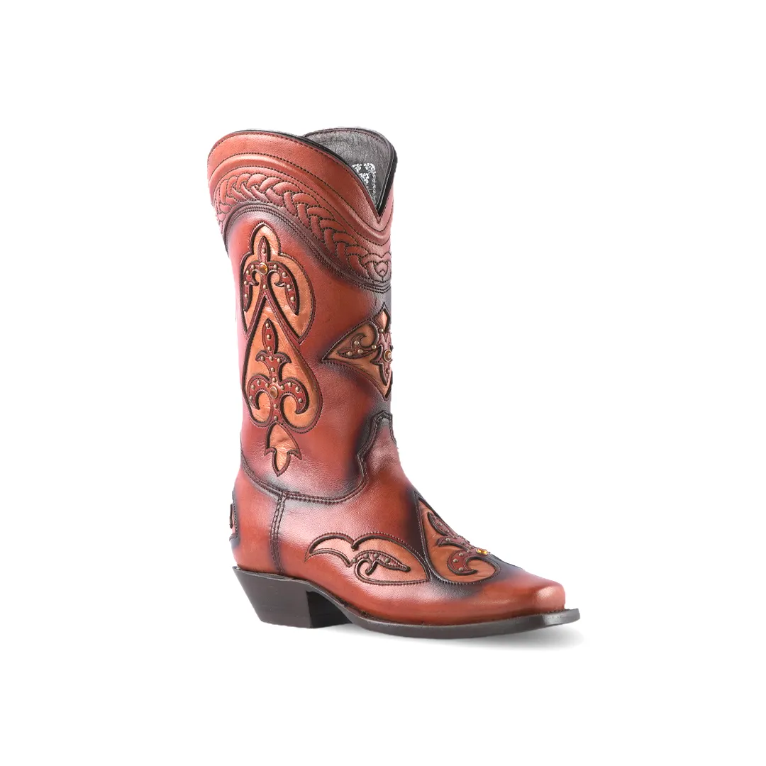 Texas Country Women's Western Boot Bora Miel Frontier Toe 781