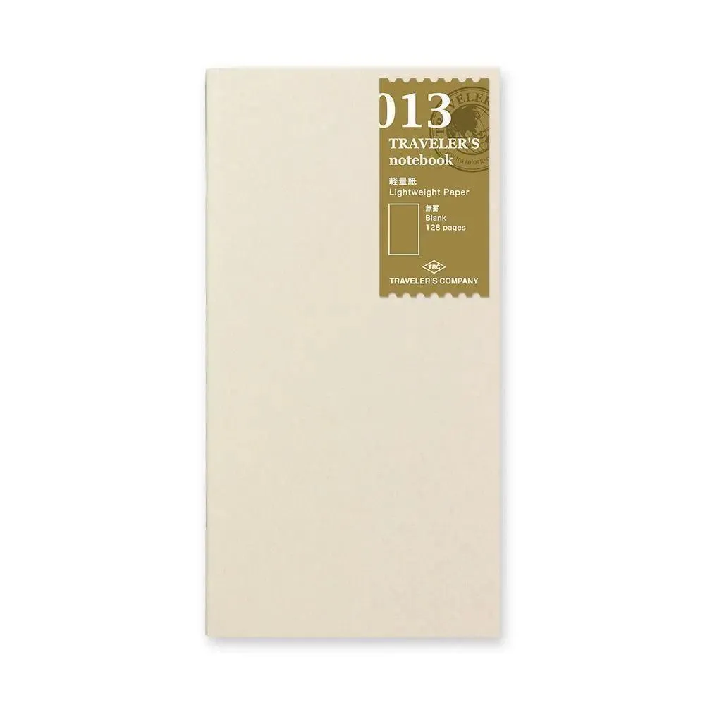 Traveler's Company - 013 Lightweight Paper Notebook (Regular)