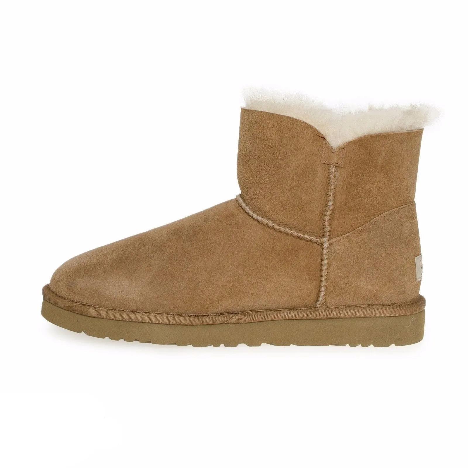 UGG Mini Bailey Button Chestnut Boots