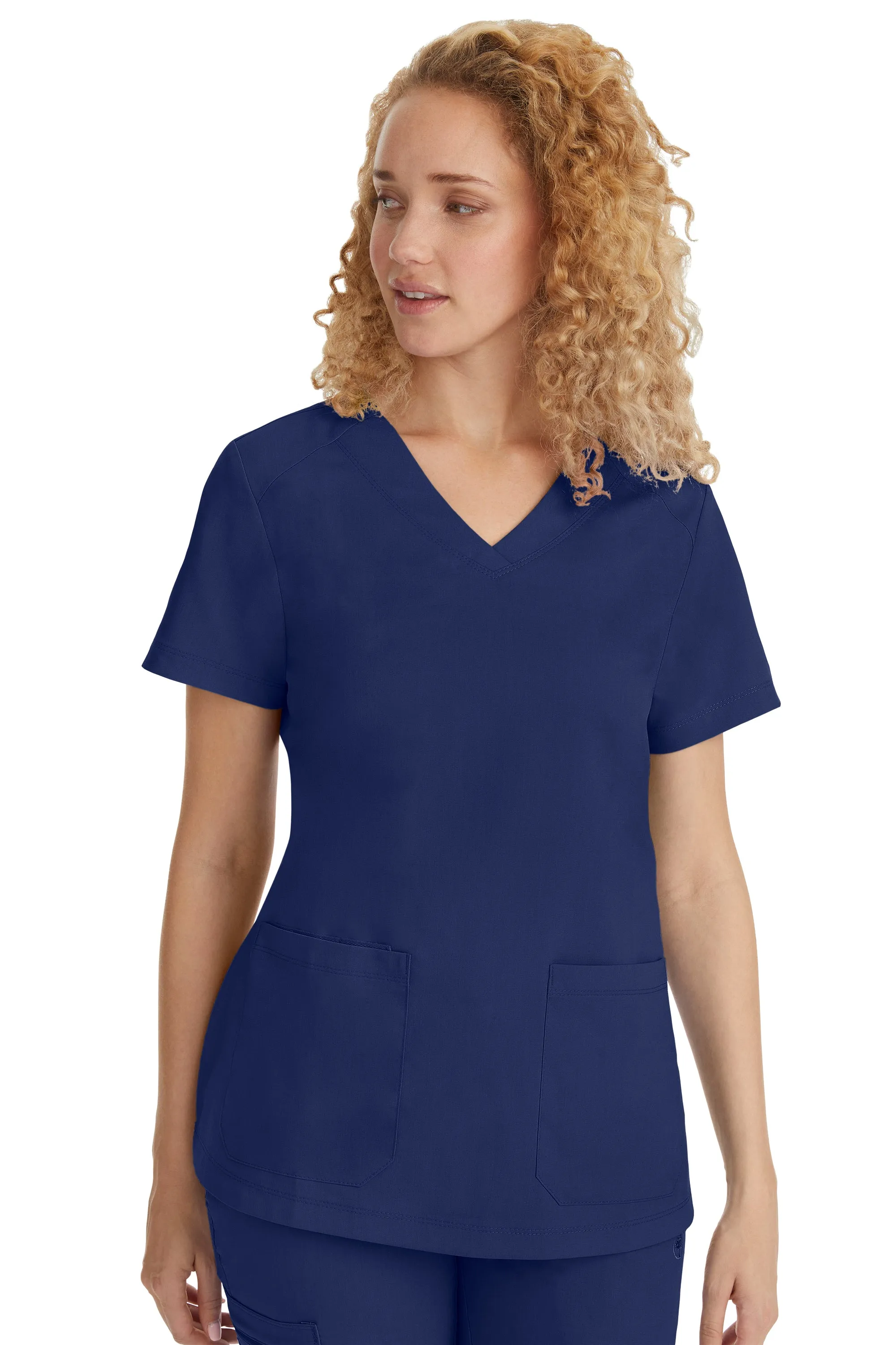 Womens Jill Solid Scrub Top