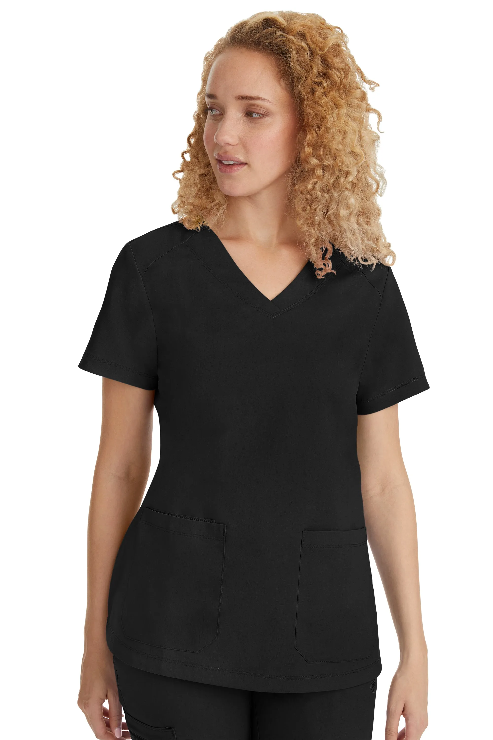 Womens Jill Solid Scrub Top