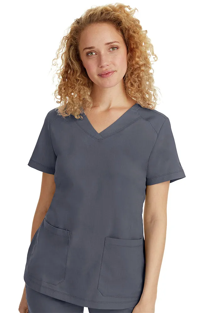 Womens Jill Solid Scrub Top