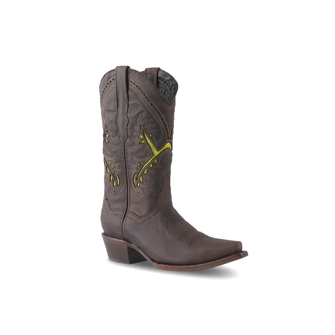 Women's Western Boot Matcat Choco Retro Toe E719