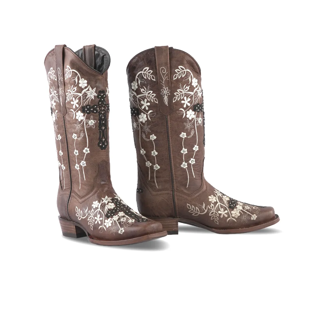 Women's Western Boot Sierra Orix Square Toe E765